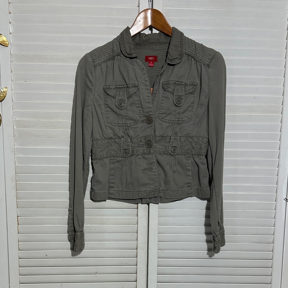 Mossimo Supply Co. Olive Utility Jacket